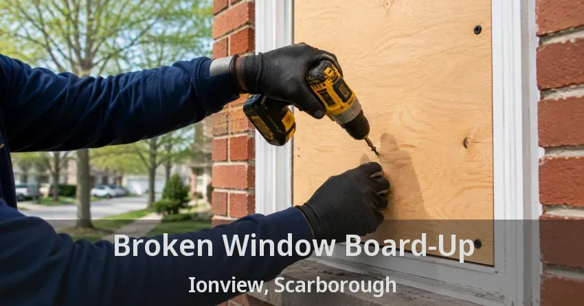 Broken Window Board-Up Ionview, Scarborough - ON