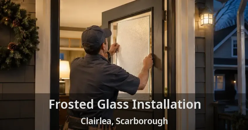 Frosted Glass Installation Clairlea, Scarborough - ON