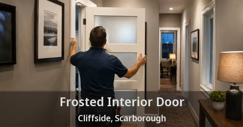 Frosted Interior Door Cliffside, Scarborough - ON