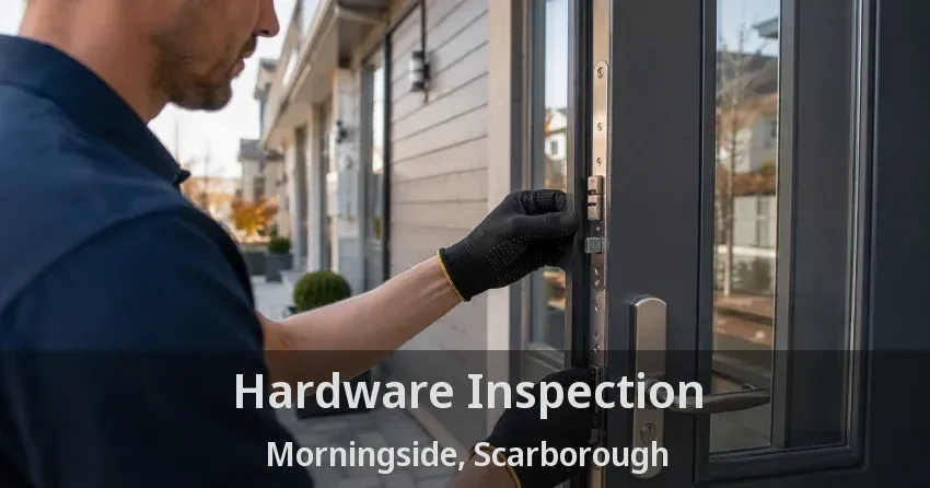 Hardware Inspection Morningside, Scarborough - ON