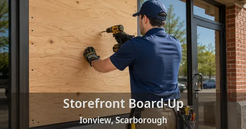 Storefront Board-Up Ionview, Scarborough - ON