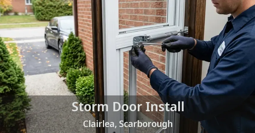 Storm Door Install Clairlea, Scarborough - ON